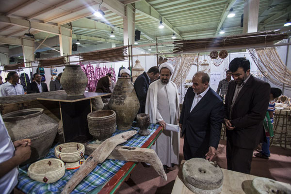 افتتاح نمایشگاه فرهنگ و هنر بومی قشم