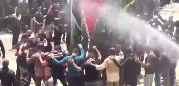مراسم عزاداری شب چهارم محرم مسجد امام علی (ع)قشم