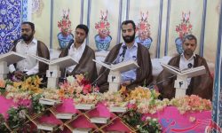 مراسم جز خوانی قرآن مسجد صاحب زمان (عج) قشم رمضان ۱۴۰۱+فیلم
