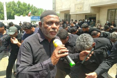 مراسم عزاداری شهادت امام علی (ع) در مسجد امام حسین(ع) قشم