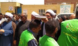 خادمین موکب انصار المهدی (عج) قشم به کربلای معلا اعزام شدند