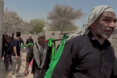 مراسم علم شمشیری محرم ۱۴۰۲ جزیره قشم