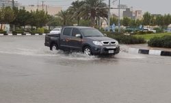 اولین بارش پاییزی سال ۱۴۰۲ شهر قشم