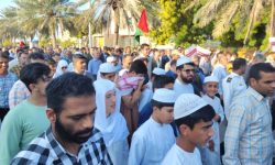 مردم قشم جنایتهای رژیم صهیونیستی در فلسطین را محکوم کردند