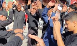 عزاداری مردم قشم به مناسبت شهادت حضرت فاطمه(س)