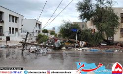 خسارت های طوفان و بارندگی در قشم به روایت تصویر