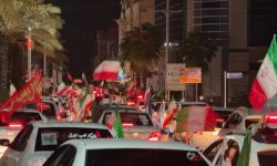 مردم قشم در میدان پشتیبان نیروهای مسلح و آماده دفاع از میهن