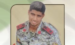 پیکر پاک شهید محمد فرخنده در جزیره قشم تشییع شد